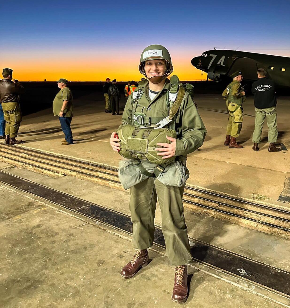 Nicole Finch in uniform